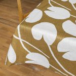 北歐風設計師款 - 荷花桌巾, 芥末黃 (149X250cm) Water lilies Tablecloth, Mustard