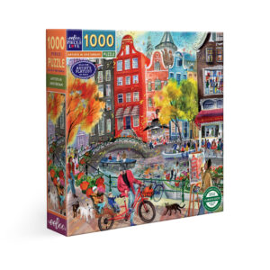 eeBoo 1000片拼圖 -  Artists in Amsterdam 阿姆斯特丹的藝術家