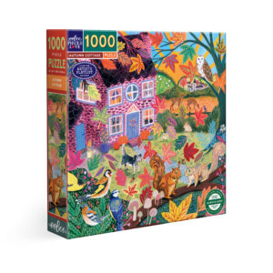 eeBoo 1000片拼圖 - Autumn Cottage 秋天小屋
