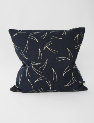 北歐設計師款 - 刺繡抱枕套 BARR CUSHION COVER,ANTHRACITE BLUE