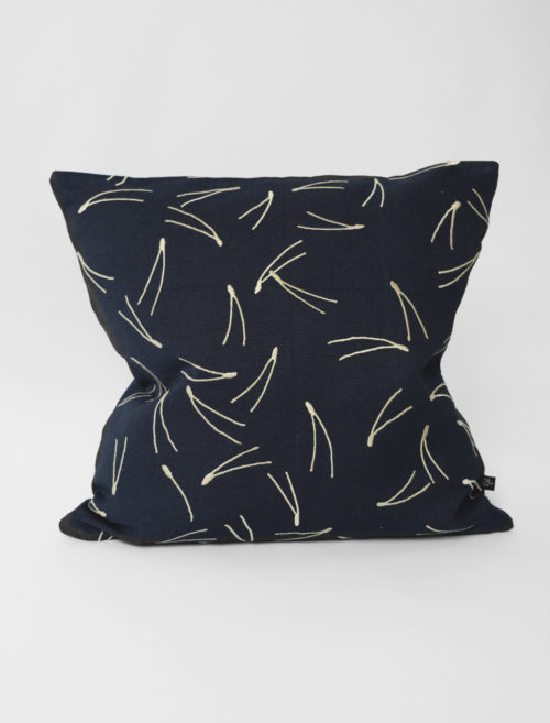 北歐設計師款 - 刺繡抱枕套 BARR CUSHION COVER,ANTHRACITE BLUE