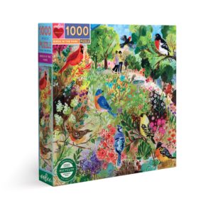 eeBoo 1000片拼圖 - 公園鳥兒 ( Birds in the Park 1000 Piece Puzzle )