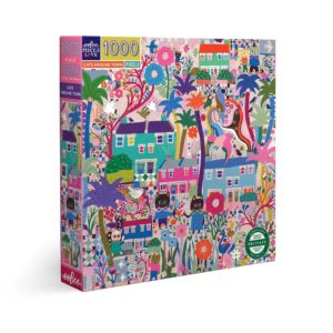 eeBoo 1000片拼圖 - 貓咪小鎮 ( Cats Around Town 1000 Piece Puzzle )