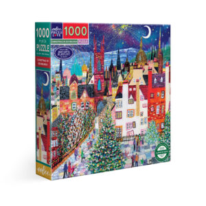 eeBoo 1000片拼圖 - Christmas in Edinburgh 愛丁堡的聖誕節