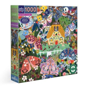 eeBoo 1000片拼圖 - Cottage at Dusk 1000 Piece Puzzle 黃昏小屋
