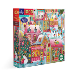 eeBoo 1000片拼圖 - 假期村莊 ( Holiday Village   1000 Piece Puzzle ) (聖誕節Christmas)
