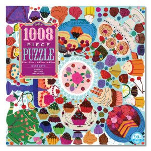 eeBoo 1008片家庭式拼圖 - 美味糕點  (Desserts- 1008 piece puzzle)