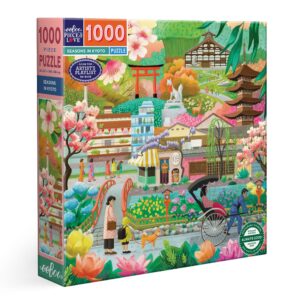 eeBoo 1000片拼圖 - Seasons in Kyoto 1000 Piece Puzzle 京都四季