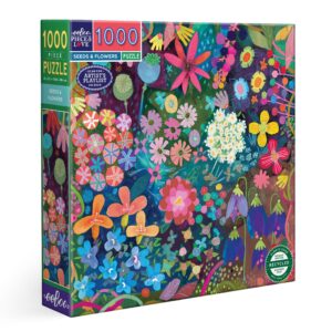 eeBoo 1000片拼圖 - Seeds & Flowers 1000 Piece Puzzle 種籽與花兒