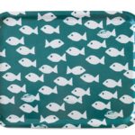 方型托盤-FISH TRAY, OCEAN (43 X 33 cm)