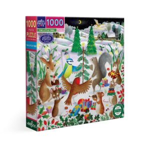 eeBoo 1000片拼圖 - 森林小樹 ( The Little Tree 1000 Piece Puzzle ) (聖誕節Christmas)
