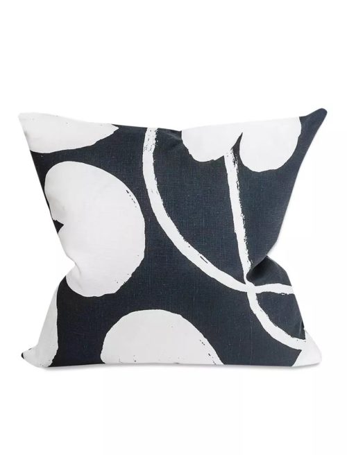 北歐設計師款 - 抱枕套 WATER LILIES CUSHION COVER, NIGHT BLUE