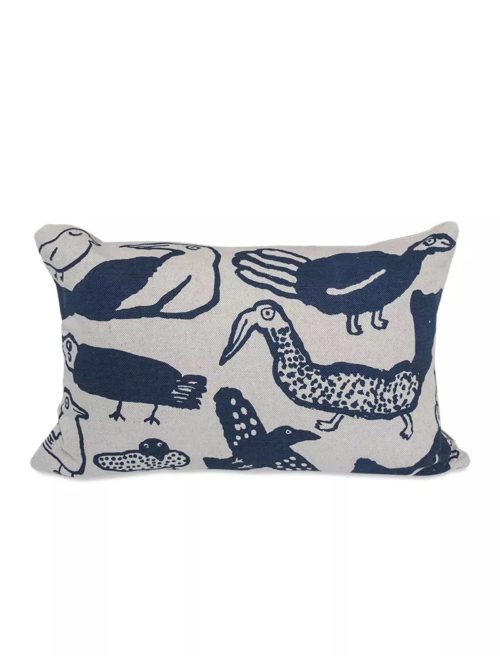 MOGU TAKAHASHI - 聯名抱枕套 TORI CUSHION COVER,BLUE 38x58cm